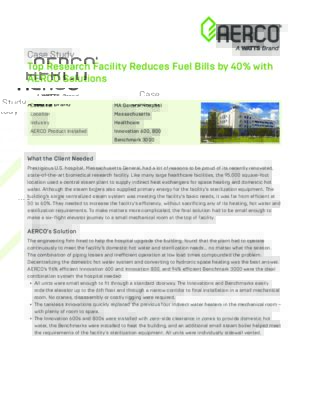 Healthcare - INN600-800-BMK3000-MassGeneralHospital